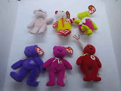 Ty Beanie Babies Happy Meal 25th Anniversary McDonald's 2004 - 6 Babies • $11.99