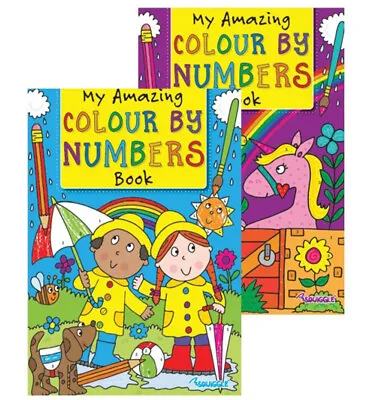 £2.99 • Buy Children's Colouring Books - Kids Books - My Colour By Numbers Book 1 Or Book 2