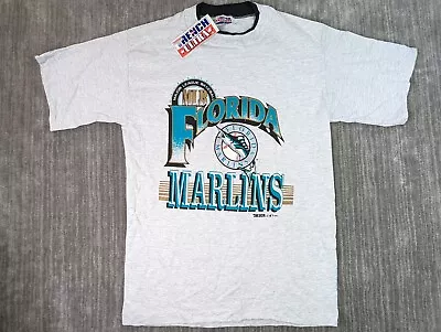 VTG 1992 Trench Ultra Florida Marlins MLB T-Shirt Sizes L & XL Single Stitch NWT • $24.95