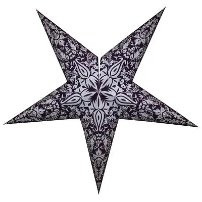 £13.11 • Buy Paper Star Christmas Star 5 Pointed Purple White Patterned 60cm