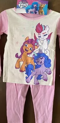 Toddler Girls My Little Pony PJs Long Sleeves Pink & White • $6.99