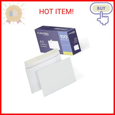 Columbian Invitation & Greeting Card Envelopes A9 5-3/4  X 8-3/4  Self-Seal C • $19.04