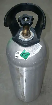 CO2 Tank 20 Lb Aluminum Cylinder W Plastic Handle W Ball Valve In DOT Test • $169.99