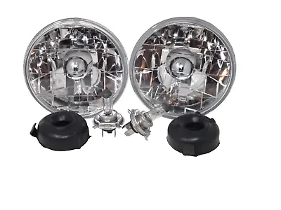 5 3/4  5.75  H4/9003/HB2 Chrome Housing Headlights Conversion Semi-sealed H4 • $34.99