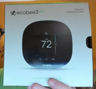 Ecobee3 Lite Smart Thermostat - Black (model EB-STATE3LT-02) - Never Used • $56