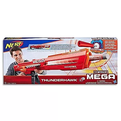 NERF N-Strike MEGA Elite THUNDERHAWK Dart BLASTER Accustrike New In Box (Aus) • $169.99