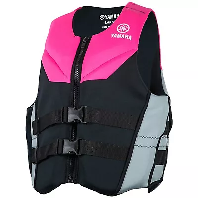 Yamaha New OEM Womens Neoprene PFD Life Jacket Pink XL MAW-15VNE-PK-XL • $168.59