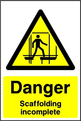 £1.20 • Buy Danger, Scaffolding