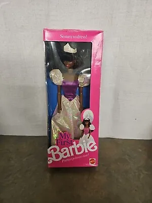 1989 Mattel My First Barbie New Damaged Box Check Photos • $20