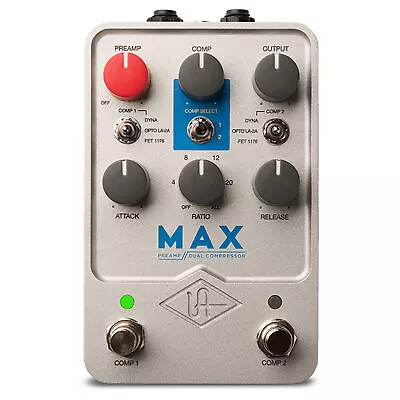 Universal Audio UAFX Max Preamp & Dual Compressor Pedal • $349