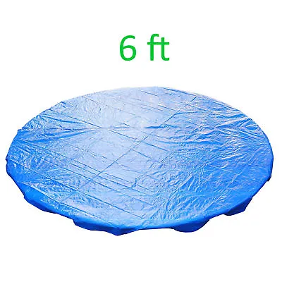 £14.99 • Buy 6FT Trampoline Universal Rain Dust Cover Weatherproof Guard Blue