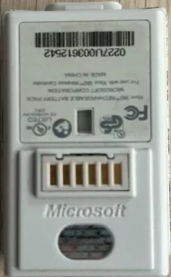 New OEM Microsoft Battery For Xbox 360 Wireless Controller Rechargeable White  • $14.95