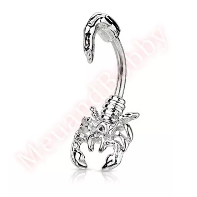 Scorpion Belly Button Navel Bar Ring Barbell Body Piercing Jewellery • $4.50