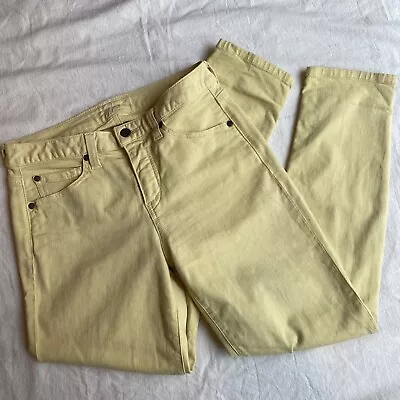 MiracleBody Women’s 4 Yellow Skinny Ankle Jeans RN#131758 • $8