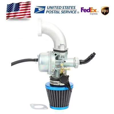 Carburetor Blue Air Filter For 50cc 70cc 90cc 110cc 125cc Motorized Bike Hot! • $28.98