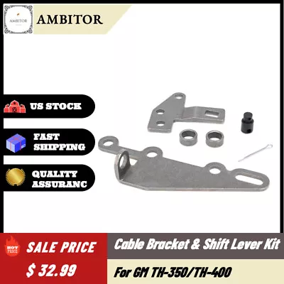 TH350 TH400 700R4 4L60E 4L80E Shift Cable Bracket And Lever US Stock • $32.99