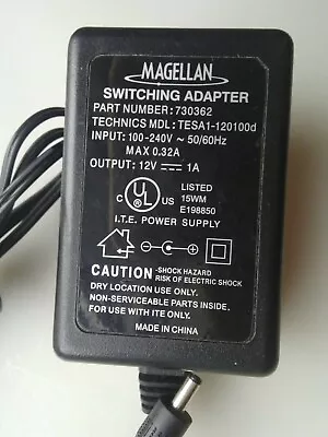 Genuine 730362 Magellan Roadmate 300 360 Charger GPS Power Adapter 500/700/760 • $4