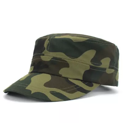 Van Der Linn Army Hat 100% Cotton RETRO Style Military Baseball Cap Men Women • £5.88