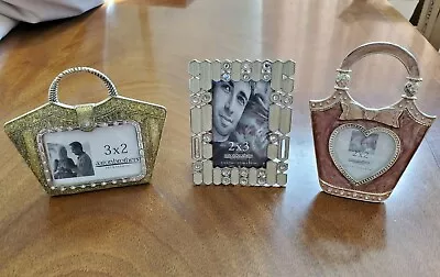 AARON BROTHERS Set (3) Mini Photo Frame Purse • $25