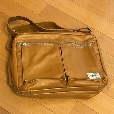 $115 • Buy Yoshida PORTER FREE STYLE SHOULDER BAG L Camel 707-08211 From Japan