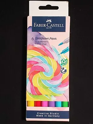 🌟 Faber-Castell Goldfaber Candy Shop Dual Tip Markers - Assorted 6 PCS Anime 🌟 • $12