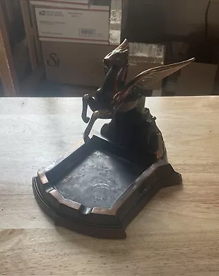 Vintage Mobil Oil Pegasus Ashtray Metal • $300