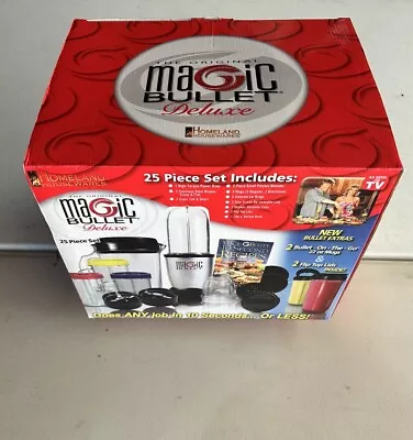 The Original Magic Bullet Deluxe Special 26-piece Set NEW Factory Sealed • $60.77