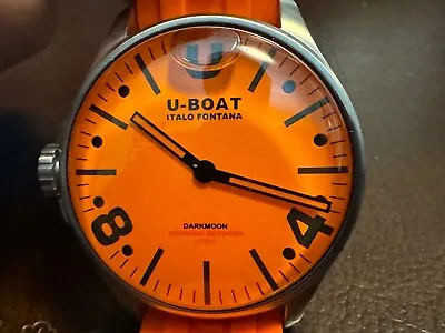 U-Boat Darkmoon Steel 316L Liquid Swiss Movement Watch Mens • $695