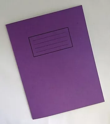 Silvine A5 Exercise Books 80 Pages School Work Children Homework - Lined Purple • £3