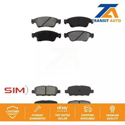 Front Rear Semi-Metallic Brake Pads Kit For INFINITI G37 G35 Q60 • $37.41