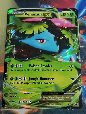 Venusaur EX XY28 Black Star Promo Pokemon Card Moderate Play • $1.99