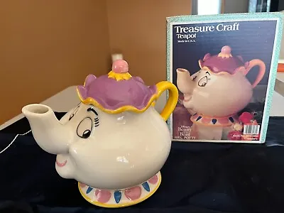 Vintage Beauty & The Beast Mrs. Potts Cookie Jar - W/orig Box Displayed • $34.99