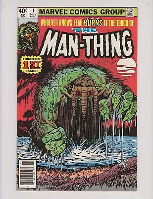 Man-thing #1 Marv 1979 Frightful 1st Issue! Newsstand Jim Mooney Art Origin! • $19.99