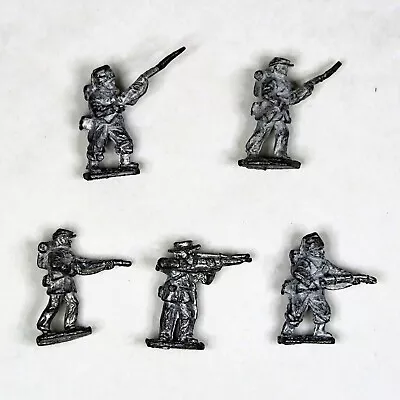 Vintage 1979 Miniature 16mm Metal Soldiers Lot Of 5 Civil War Figures Minis 1129 • $19.76