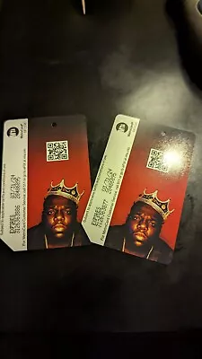 2022 Notorious BIG MTA Commemorative Metrocards 50 Years Anniversary.  • $50