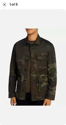 John Varvatos Star Usa Men's Jackets Lydon Slim Fit Casual Camo Jacket S $298 • $99