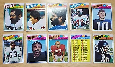 $1.25 • Buy Vintage Rare Lot Mexican Topps Football Cards 1977 Hannah Upshaw Nfl Hof Sp