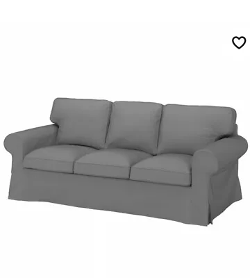 Ikea Ektorp Grey 3 Seat Sofa Cover Remmarn Light Grey 104.723.77 NEW/SEALED • £120