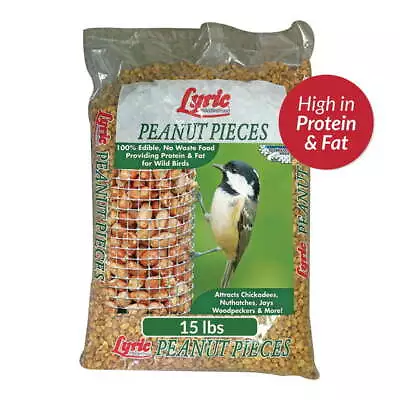 Lyric Peanut Pieces Wild Bird Seed No Waste Bird Food - 15 Lb. Bag • $32.99