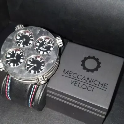 MECCANICHE VELOCI Quattrovalvole Carbon 105F Black Limited Edition Men's Watch • $4900