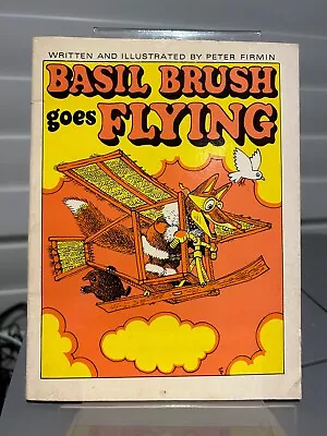 Basil Brush Goes Flying - Vintage Story Book 1975 By Peter Firman Paperback • $8.80