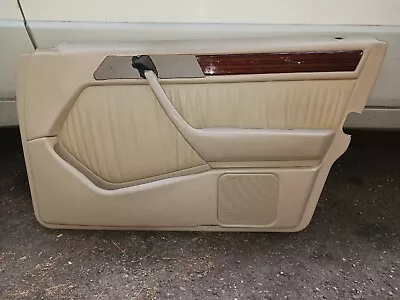 Mercedes Passenger Right Front Door Panel Beige Leather 300E 500E 400E W124  • $199