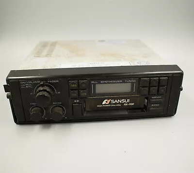 Vintage 1990s Sansui Car Stereo Cassette Radio Receiver Single Din 25w  • $99.99