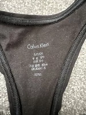 Calvin Klein Modern Cotton Bralette - Black / S • £7