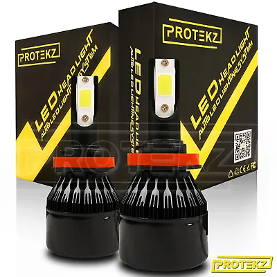 CREE H7 Protekz 1300W Fanless LED Headlight Kit High Or Low Beam Bulb 6000K Car • $36.24