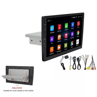 1DIN 9″ Adjustable Car Stereo Radio Android Contact Screen 1080P GPS Navigation • $145.05