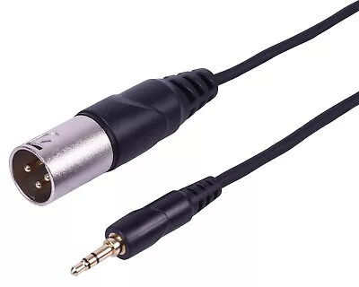 3.5mm Stereo To 3 Pin XLR Male / Female Audio Cables • £6.25