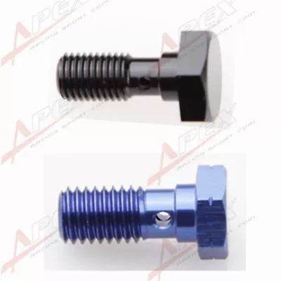 Aluminium Brake Fitting Adaptor - Banjo Bolt M8/M10/M12/M14/M16 X 1.0/1.25/1.5 • $3.99