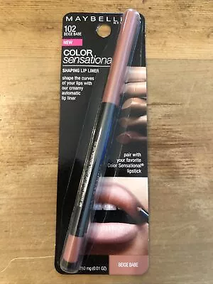 Maybelline Color Sensational Shaping Lip Liner ~ 102 ~Beige Babe ~ Sealed • $8.99