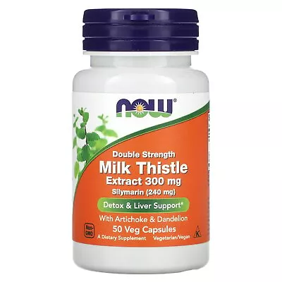 Milk Thistle Double Strength 300 Mg 50 Veg Capsules • $13.04